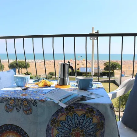 Luminous Flat With Frontal Sea View - Beahost * Bibione